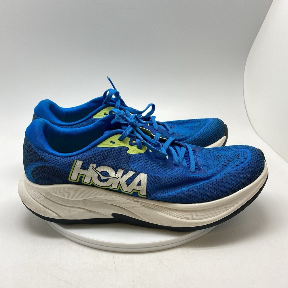 Hoka One One Sneakers Mens 12 D Rincon 4 1155130 ECC Blue Running Athletic